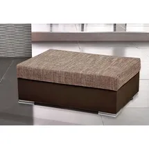Collection AB Hocker John optional Federkernpolsterung 100 x 40 x 70 cm Braun