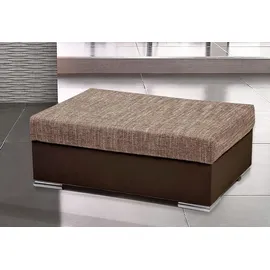 Collection AB Hocker John optional Federkernpolsterung 100 x 40 x 70 cm Braun