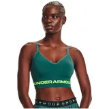 Under Armour Seamless Low Long Bra, 722 coastal TEAL, S