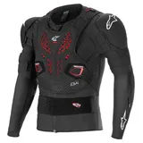 Alpinestars Bionic Pro V3 Plasma Protektorenjacke Schwarz/Rot/Weiß 2XL