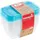 KEEEPER Frischhaltedose 5-teilig blau transparent 15,5 x 10,5 x 6 cm 5 x 0,5 l