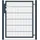 deutsche zauntechnik Drehflügeltor 100 x 120 cm Anthrazitgrau/Stahl