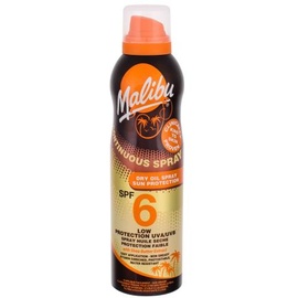 Malibu Continuous Spray Dry Oil SPF6 Wasserfestes Sonnenschutz-Trockenöl 175 ml