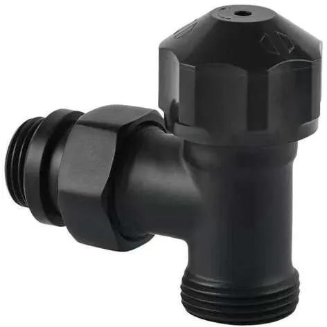 Leysser Thermostat-Ventilunterteil mit Eckgewinde schwarz - Zubehör