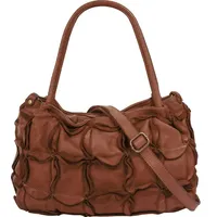 Samantha look Shopper, echt Leder, Made in Italy, braun