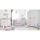 Roba roba® Babyzimmer-Komplettset Mila (Set, 3 St.), mit Kinderbett, Schrank und Wickelkommode