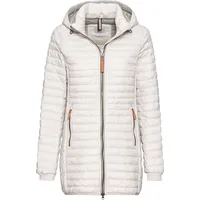 CAMEL ACTIVE Damen Steppjacke mit abnehmbarer Kapuze Perlweiß, womenswear-38 - 38