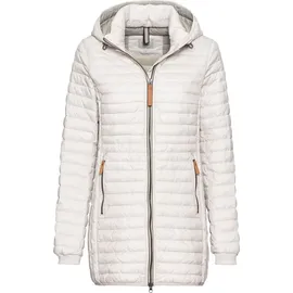 CAMEL ACTIVE Damen Steppjacke mit abnehmbarer Kapuze Perlweiß, womenswear-38 - 38