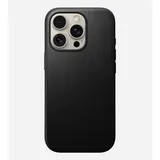 Nomad iPhone 16 Pro Leder Case schwarz