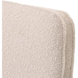 Mendler 6er-Set Esszimmerstuhl HWC-N73, Küchenstuhl, drehbar Auto-Return, Stoff/Textil Boucle (540g/m2) creme