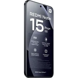 Xiaomi Redmi Note 15 Pro+ 5G 8 GB RAM 256 GB Black