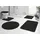 KLEINE WOLKE Relax WC-Deckelbezug 47 x 50 cm schwarz