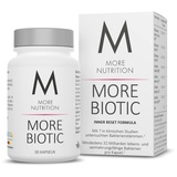 MORE NUTRITION More Biotic, 30 Kapseln für Darmflora Vaginalflora, 32 Mrd. Bakterien pro Kapsel, 7 Bakterienstämme