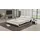 JV Möbel Luxus Leder Bett 140 x 200 cm Weiß