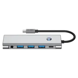 TECH-PROTECT HB04 HUB Adapter 9in1 USB-C Grau