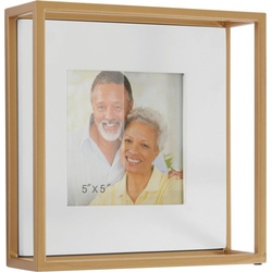 Guido Maria Kretschmer Home&Living Bilderrahmen Framel, Fotorahmen, in 2 Größen erhältlich goldfarben 21,5 cm x 21,5 cm x 6,5 cm