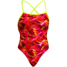 Funkita Badeanzug Damen Saucy Sonar Rot 40