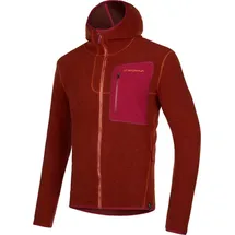 La Sportiva Agon Hoody Fleecejacke Herren Hawaiian Sun/Sangria S