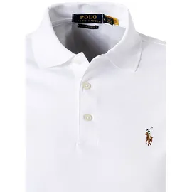 Ralph Lauren Polo Ralph Lauren Herren Poloshirt weiß Slim Fit, weiß, NOS