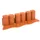 Prosperplast Palisade 302 x 10 cm 12 Stück Terracotta