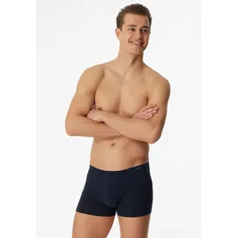 SCHIESSER Boxershorts unifarben Blau M 2er Pack