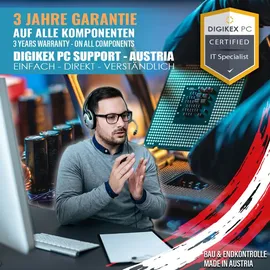 Greed GREED® Basic PC mit Intel Celeron G5905 - Schneller Rechner + Computer für Büro & Home Office mit 3,7 GHZ, 8GB RAM 512GB SSD - DVD+RW - USB3.0 - WLAN, inkl. Windows 11 Pro