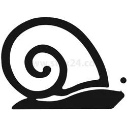 BSK114 Georg Schlegel Bezeichnungsschild Grafik-Symbol Langsam Symbol Schnecke weiß _ 1 Stück