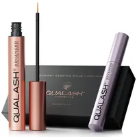 Wimpernserum & Mascara mit Peptiden DuoSet für Long Lashes – QUALASH® Advanced Lash & Eyelash Serum + Wimperntusche mit patentierter QUA-X Formel, Testsieger für schnelles Wachstum und lange Wimpern