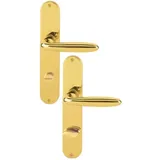 HOPPE Langschildgarnitur Verona M151/302 Messing F71