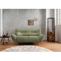 2-Sitzer INOSIGN "Drago" Sofas Gr. B/H/T: 173cm x 81cm x 90cm, Struktur, 2-Sitzer, grün frei im Raum stellbar, versch. Stoffe, 3-, 2-Sitzer & Sessel verfügbar