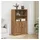 vidaXL Highboard 60 x 103,5 x 35,5 cm Braun