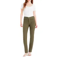 Levi's Women's 312 Shaping Slim, Olive Night Twill, 28W / 30L