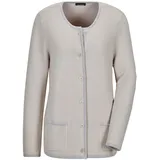 GOLDNER Elegante Strickjacke mit Taschen Beige 46