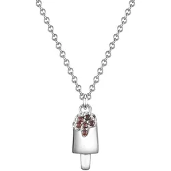 Glanzstücke München Halskette Eis Sterling Silber Zirkonia in Silber Ketten   Damen 