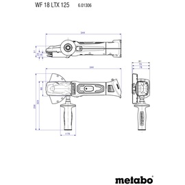 Metabo WF 18 LTX 125 Quick ohne Akku + metaBox 165 L