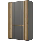 Musterring Drehtürenschrank Isabelle 148,4 x 236 x 58 cm Grau