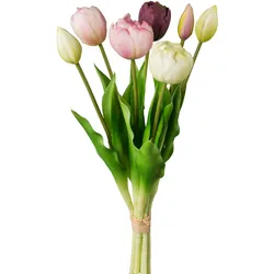 Kunsttulpe MY HOME "Gefüllte Tulpen", rosa, H:39cm, Kunststoff, Kunstpflanzen