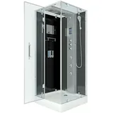 AcquaVapore Duschkabine Komplettdusche Fertigdusche Dusche 90x90 cm mit 2k Scheiben Versiegelung