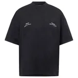 Pegador Oversized T-Shirt mit Label-Print Modell 'AMBER', Black,