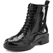 LASCANA Schnürboots Damen schwarz-shiny Gr.36