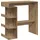 vidaXL Bartisch mit Regal 100 x 48 x 101,5 cm Braun