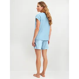 CALIDA Shorty Pyjama-Shorts Blau XS (36/38)