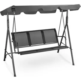 outtec Hollywoodschaukel Grau 3-Sitzer