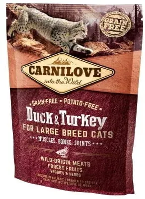 CARNILOVE Katze Ente & Pute für große Rassen 400g (Rabatt für Stammkunden 3%)