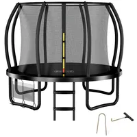 Zelsius Gartentrampolin Trampolin Schwarz Ø 305 cm für den Outdoor-Bereich schwarz