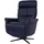 MCW Relaxsessel MCW-L10 Leder 76 x 110 x 153 cm Blau drehbar