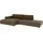 Musterring Ecksofa MUSTERRING "Lucia modern und bequem, Breite 330cm, L-Form", braun (messing), B:330cm H:81cm T:190cm, 100% Polyester, Sofas, Ecksofa, verschiedene Farben, großer Longchair mit Armlehne, B330 x T190 cm