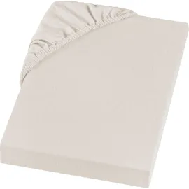 Setex Spannbettlaken Feinbiber 180 x 200 cm beige