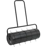 vidaXL Gartenwalze Rasenwalze mit Rasenlüfter 63 L