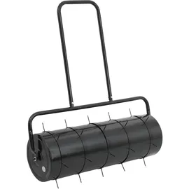 vidaXL Gartenwalze Rasenwalze mit Rasenlüfter 63 L